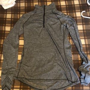 Champion xs half zip thermal run long sleeve